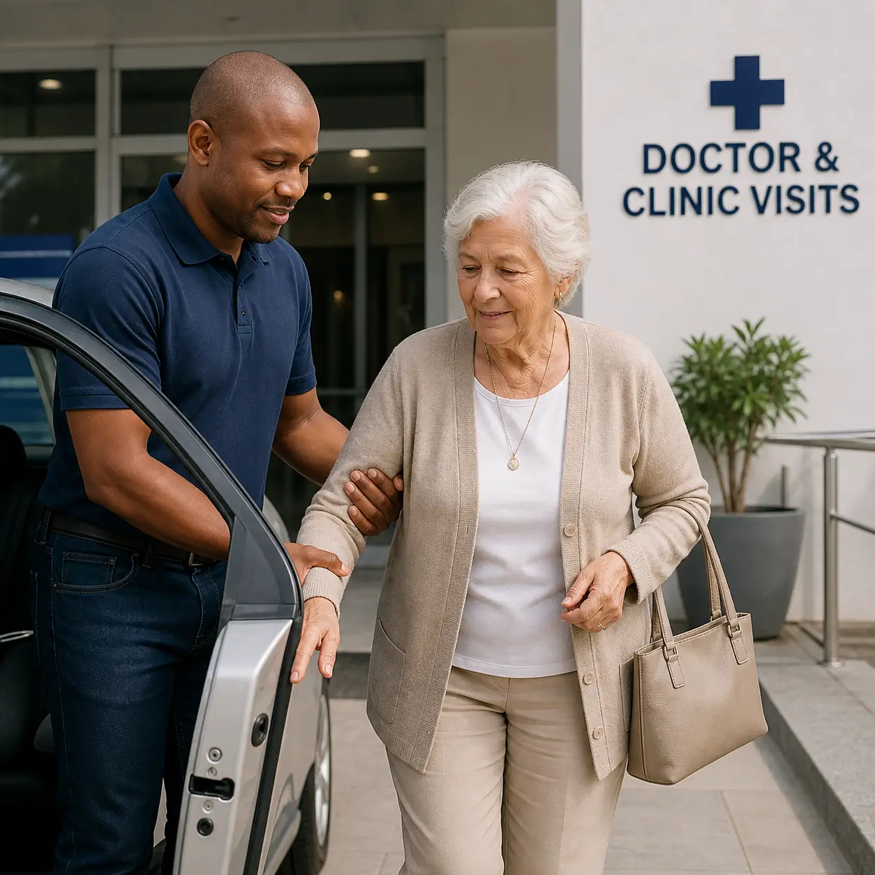 Doctors and Clinic visits for Elderly Transport